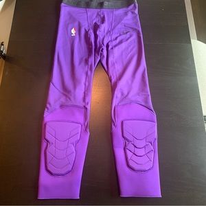 Nike NBA Pro Hyperstrong 3/4 Padded Tights Pants Size Mens XL-T AA0755 504 New